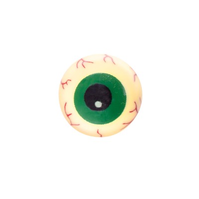 Olhos Halloween Chocolate Branco 3D