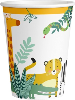 Copos Papel Animais da Selva 250ml c/8