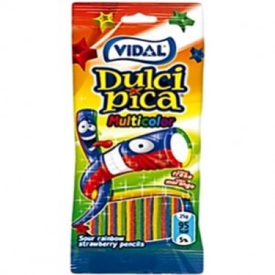 Vidal Saquetas DulciPica Cores 100gr c/14