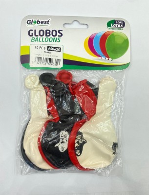 Balões Latex Globest Piratas 30 cm c/10