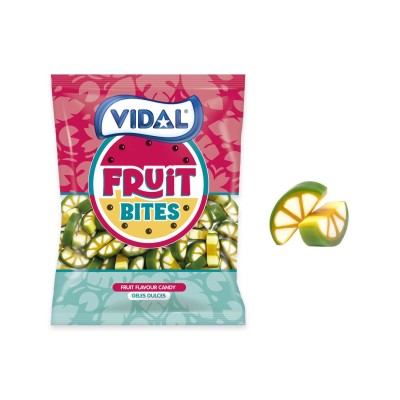 Vidal Saco c/250 Fruit Bites Lima Limão