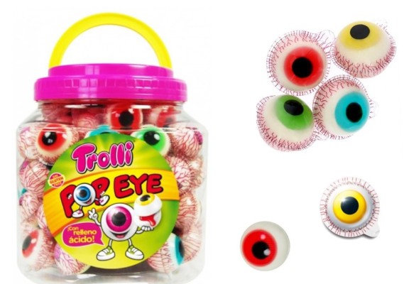 Gomas Trolli Olhos c/85