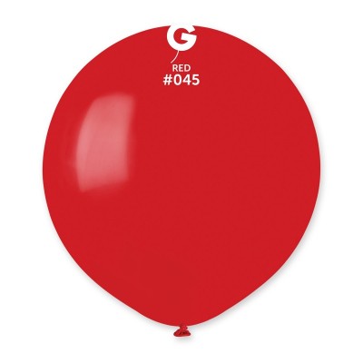 Balões Latex Vermelho 19'' Gemar c/25