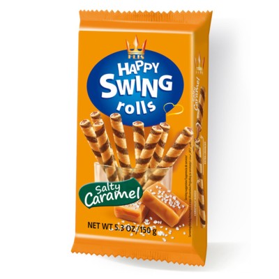 Tubitos Happy Swing Caramelo Salgado 150gr