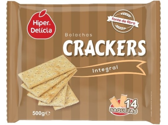 Cracker Integral HiperDelicia 500gr