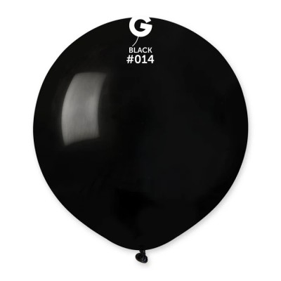 Balões Latex Preto 19'' Gemar c/25