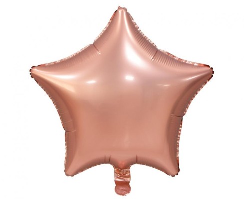 Balão Foil Estrela 18” Rosa Gold