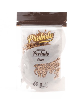 Chocolate Perlado Ouro 60 gr.