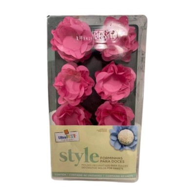 Forminhas Para Doces Style Rosa Claro c/40