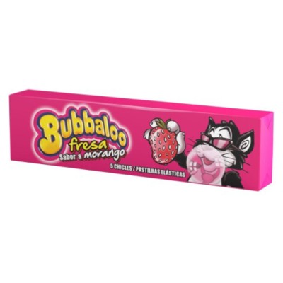 Bubbaloo Stick Morango c/ 18