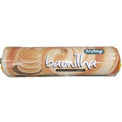 Bolacha Recheada Baunilha Frutop 240gr