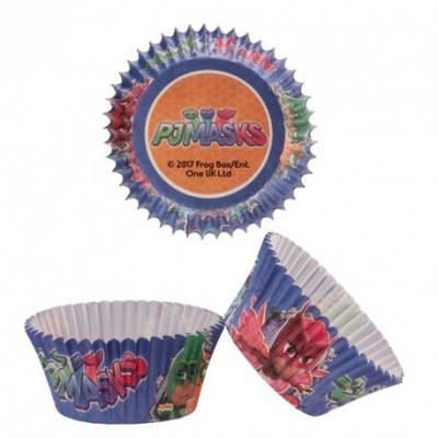 Cápsulas Cupcake PJ Masks 5cm c/50