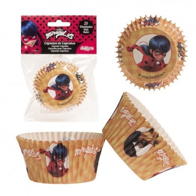 Dekora Capsulas Cupcake Ladybug c/25